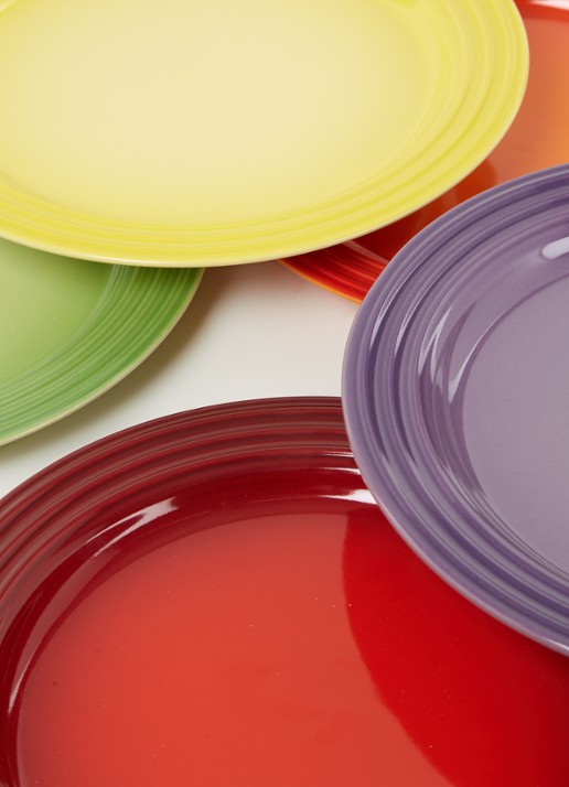 Le Creuset Regenboog ontbijtbord 22 cm set van 6 - detail 3 multicolour / multicolor