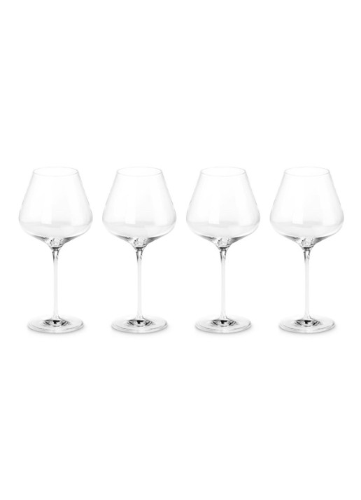 Le Creuset Rode wijnglas set van 4