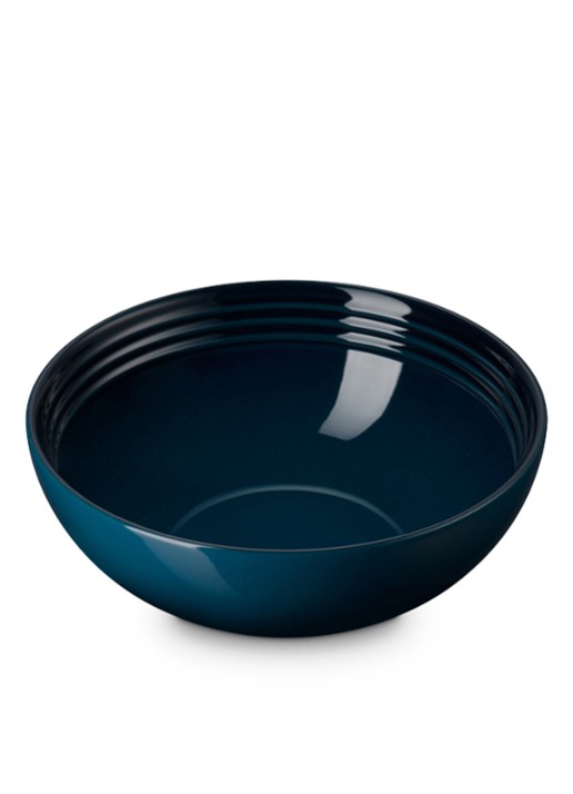 Le Creuset Serveerschaal Ø24 cm - voorkant 4 donkerblauw