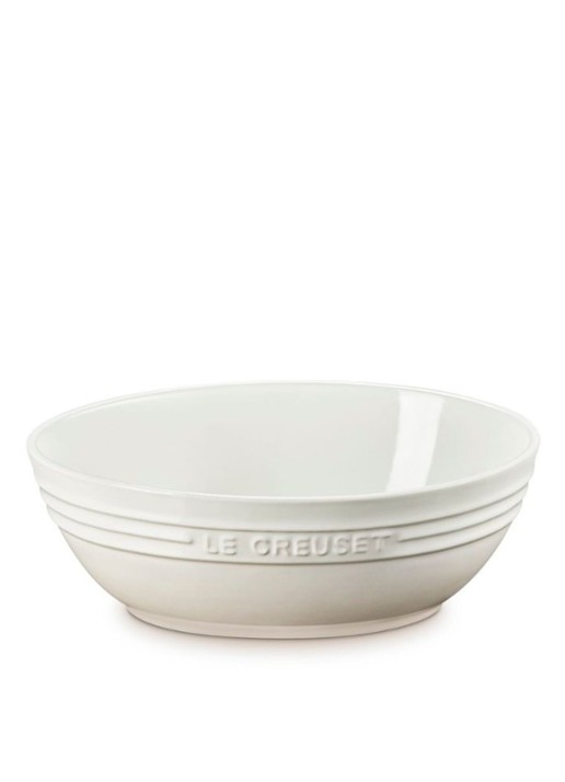 Le Creuset Serveerschaal 29 cm - voorkant gebroken wit