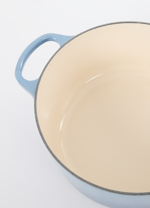 Le Creuset Signature braad-/stoofpan Ø24 cm - detail 3 chambray / blauw