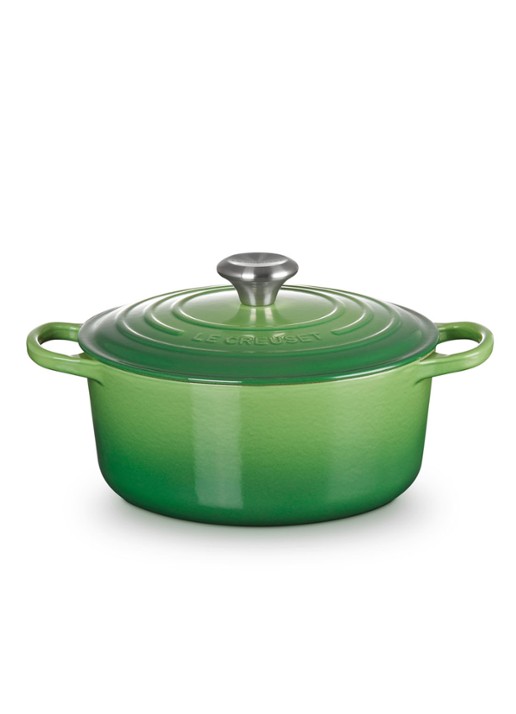 Le Creuset Signature braadpan Ø20 cm - detail 3 bamboo / groen