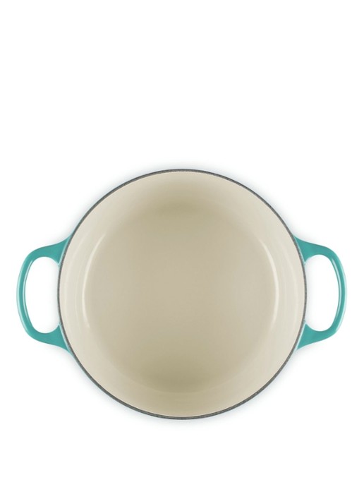 Le Creuset Signature braadpan 20 cm - detail 2 blauw
