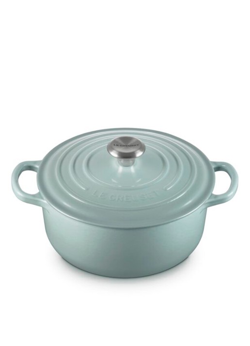 Le Creuset Signature braadpan 20 cm - voorkant 5 lichtgrijs