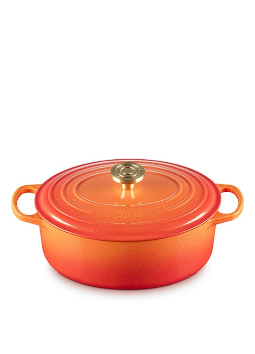 Le Creuset Signature braadpan Ø22 cm - voorkant 2 orange