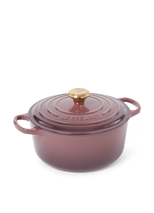 Le Creuset Signature braadpan Ø24 cm - voorkant fig / paars