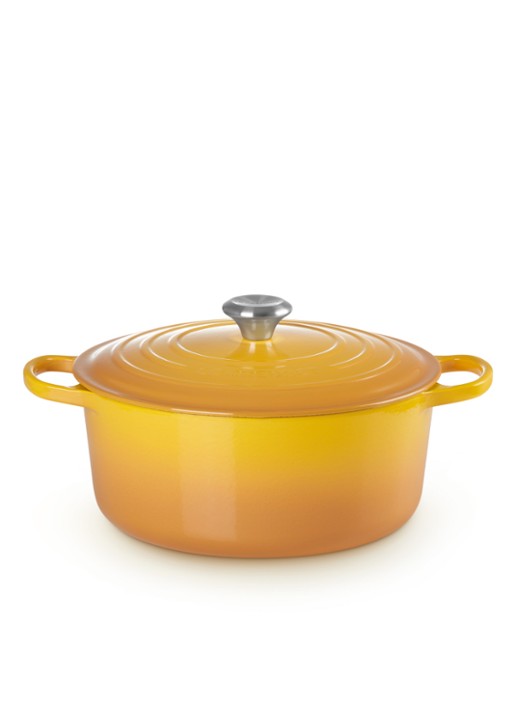 Le Creuset Signature braadpan 24 cm  - detail 4 nectar / oranje