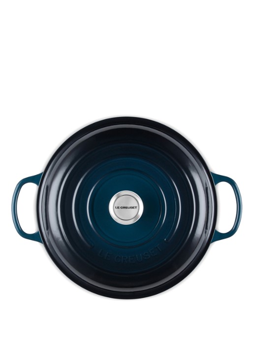 Le Creuset Signature braadpan Ø24 cm - detail 4 donkerblauw
