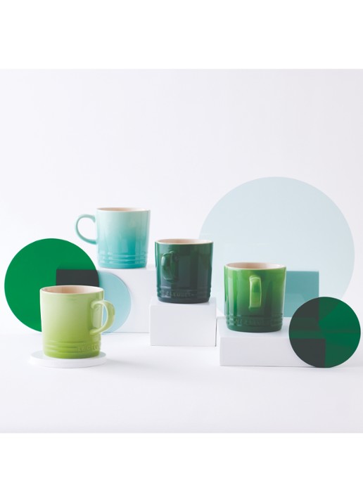 Le Creuset Signature braadpan 24 cm - voorkant 6 cool mint / lichtgroen
