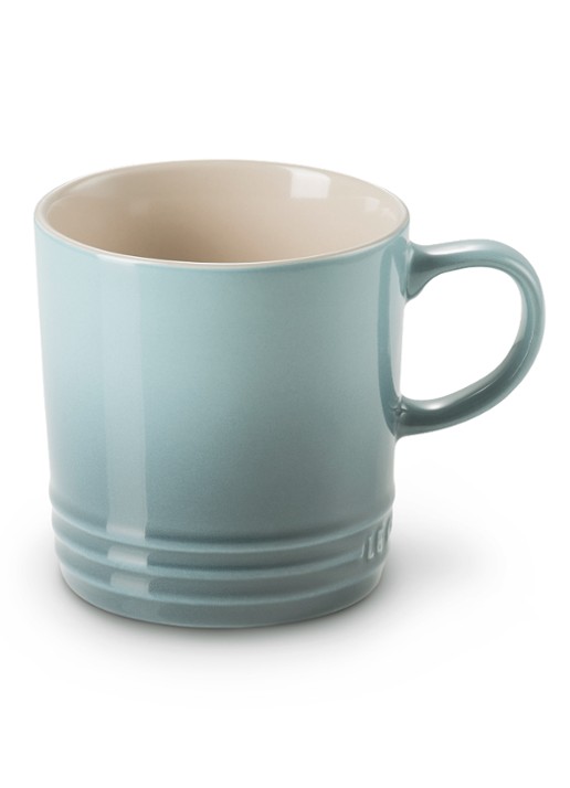 Le Creuset Signature braadpan 24 cm - voorkant sea salt / lichtgroen