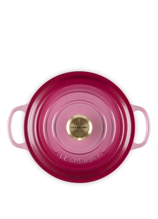 Le Creuset Signature braadpan Ø24 cm - detail 4 berry / roze