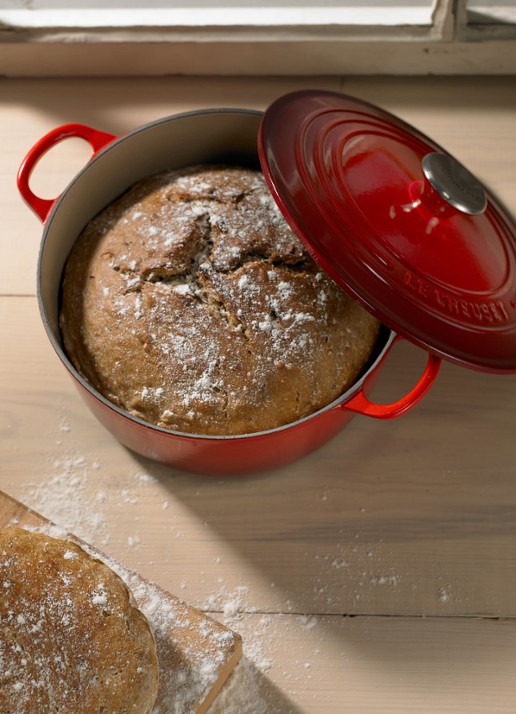 Le Creuset Signature braadpan Ø26 cm - voorkant 2 kersenrood / rood