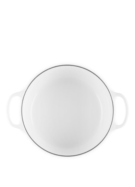 Le Creuset Signature braadpan 26 cm - detail 3 wit
