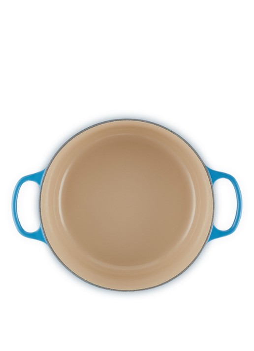 Le Creuset Signature braadpan 28 cm  - detail 3 azure / blauw