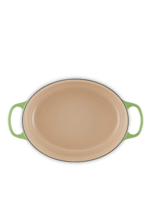 Le Creuset Signature braadpan 29 cm - detail 3 bamboo / groen