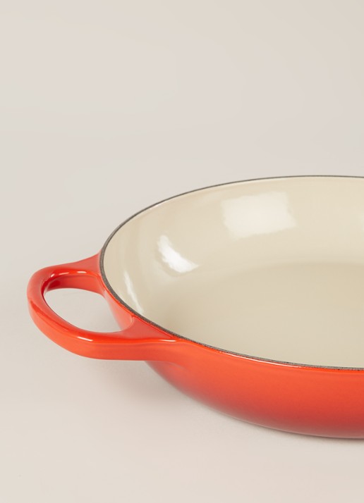Le Creuset Signature braadpan Ø30 cm - detail 3 kersenrood / rood