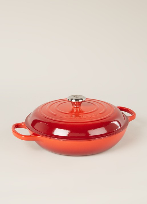 Le Creuset Signature braadpan Ø30 cm - voorkant 2 kersenrood / rood