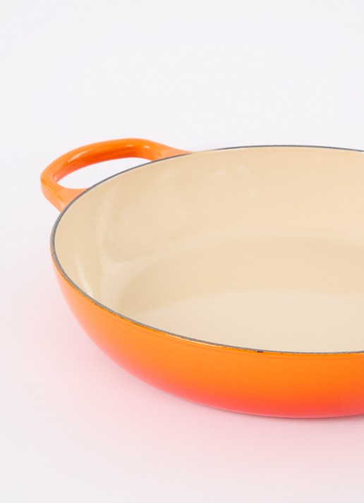 Le Creuset Signature braadpan Ø30 cm - detail 3 oranjerood / oranje
