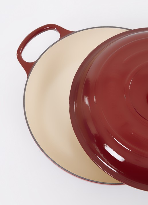 Le Creuset Signature braadpan Ø30 cm - voorkant 2 garnet / rood