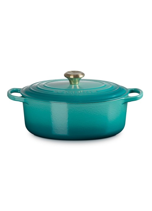 Le Creuset Signature braadpan 31 cm - detail 5 blauw