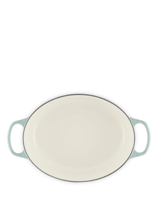 Le Creuset Signature braadpan 31 cm - detail 3 lichtgrijs