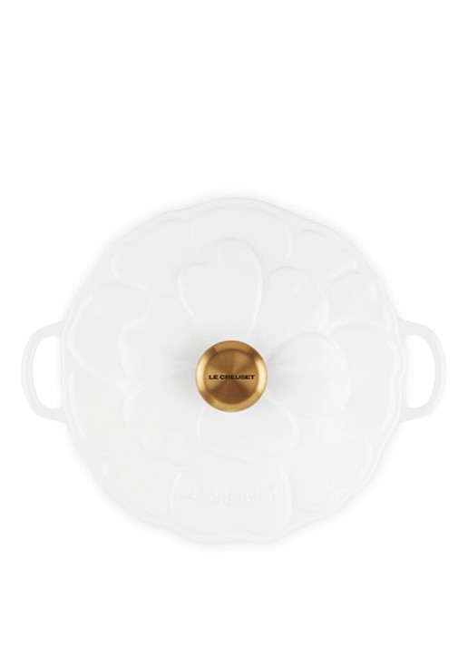 Le Creuset Signature Campagnard braadpan 26 cm - detail 5 wit