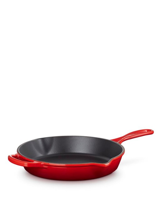 Le Creuset Signature koekenpan 26 cm - voorkant 2 donkerrood