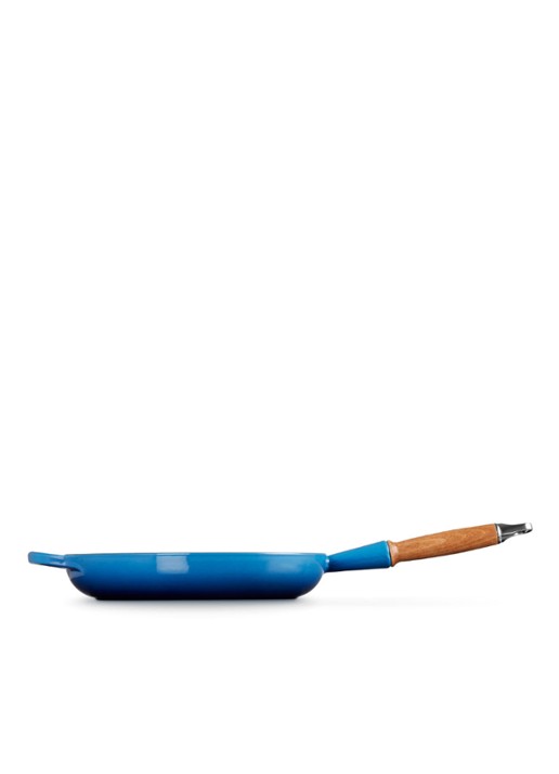 Le Creuset Signature koekenpan Ø28 cm  - achterkant 2 azure / blauw