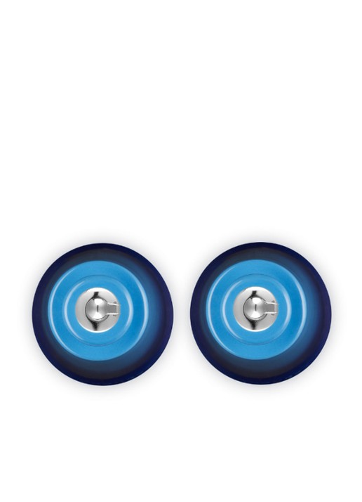 Le Creuset Signature olie- en azijnstel set van 2  - detail azure / blauw