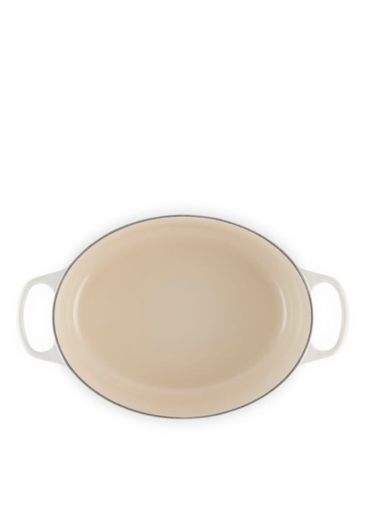 Le Creuset Signature ovale braadpan 31 cm - detail 4 gebroken wit