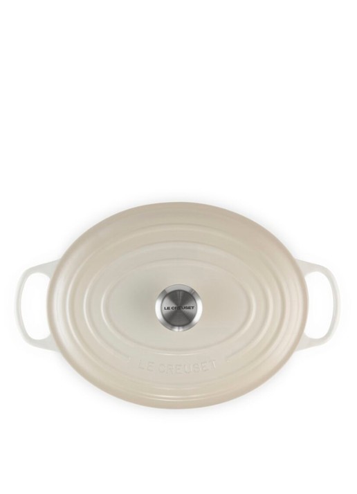 Le Creuset Signature ovale braadpan 31 cm - detail 5 gebroken wit