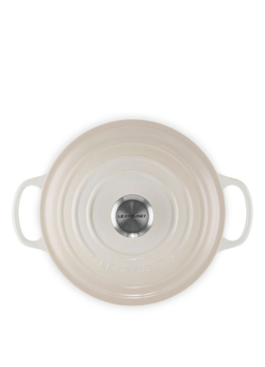 Le Creuset Signature sauteuse 24 cm - detail 4 gebroken wit