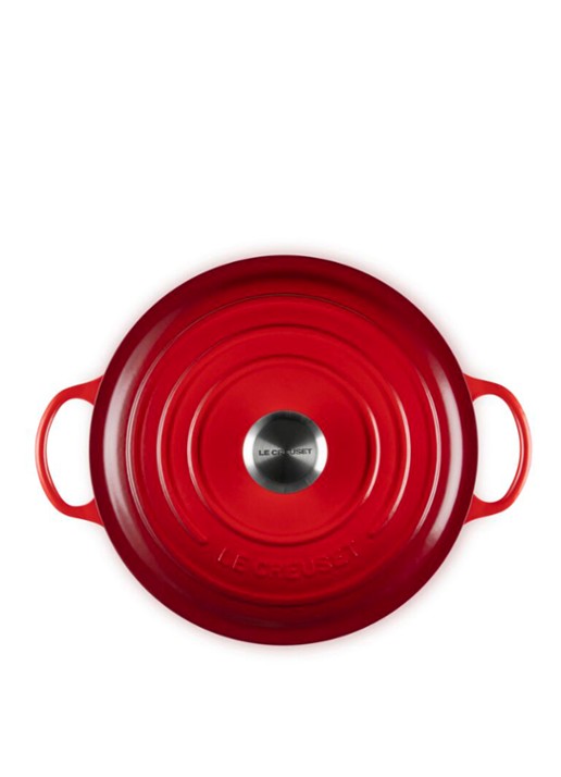 Le Creuset Signature soeppan 26 cm - detail 5 donkerrood