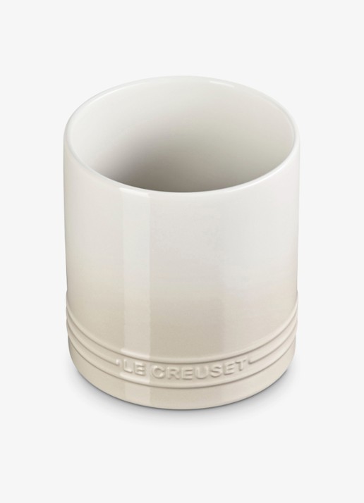 Le Creuset Signature spatelpot 1,1 liter - voorkant 2 beige