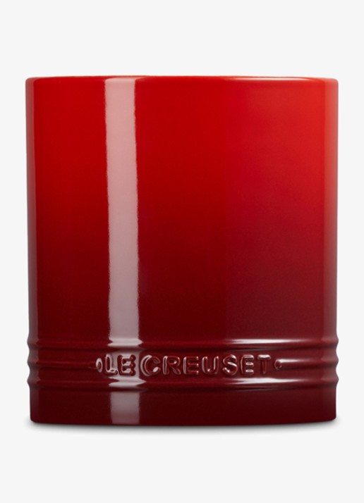 Le Creuset Signature spatelpot 1,1 liter - achterkant donkerrood