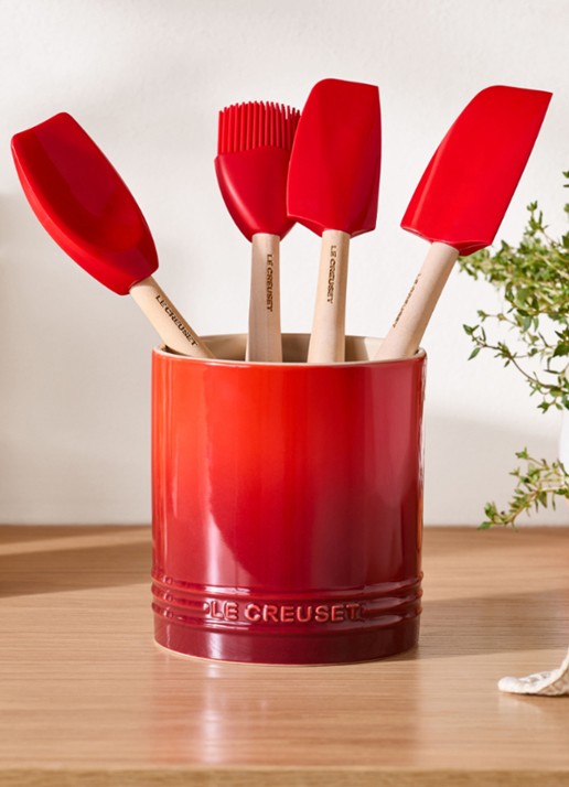 Le Creuset Signature spatelpot 1,1 liter - detail 5 donkerrood