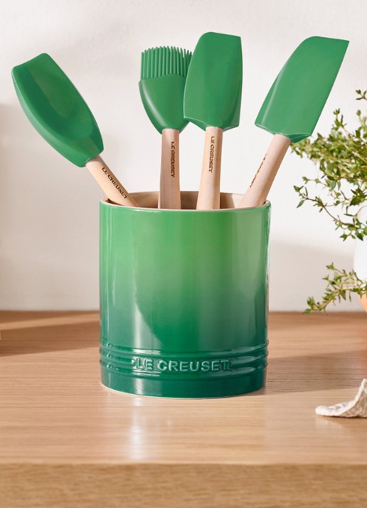 Le Creuset Signature spatelpot 1,1 liter - detail 3 groen