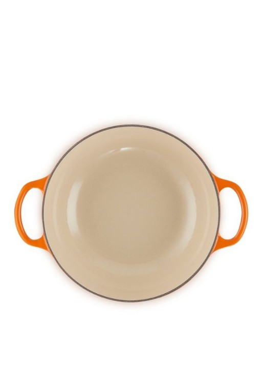 Le Creuset Signature stoofpan 22 cm - detail 3 oranjerood
