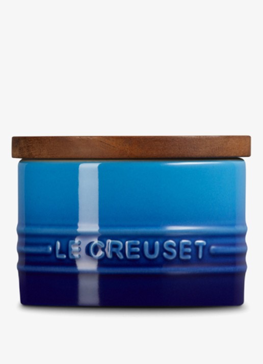Le Creuset Signature voorraadpot 0,2 liter - achterkant 5 royalblauw