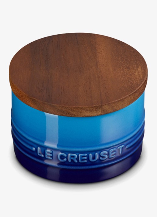 Le Creuset Signature voorraadpot 0,2 liter - voorkant 4 royalblauw