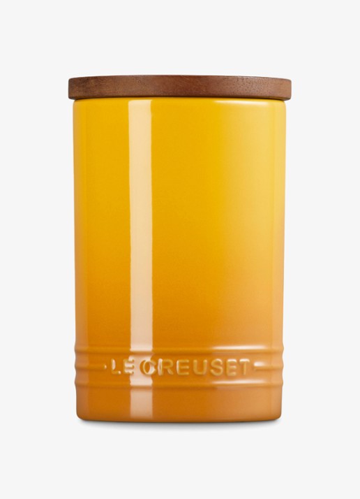 Le Creuset Signature voorraadpot 77 cl - achterkant 6 abrikoos