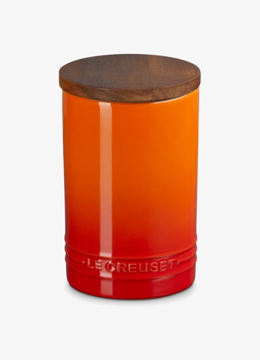 Le Creuset Signature voorraadpot 77 cl - voorkant oranjerood