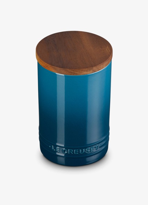 Le Creuset Signature voorraadpot 77 cl - voorkant 6 petrol