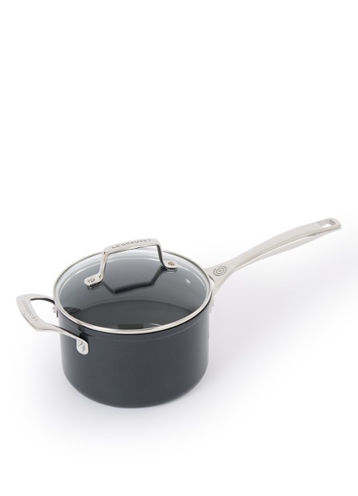 Le Creuset Steelpan Ø18 cm - voorkant zwart