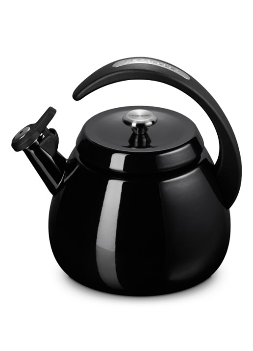 Le Creuset Tradition fluitketel 2,1 liter - voorkant 5 zwart
