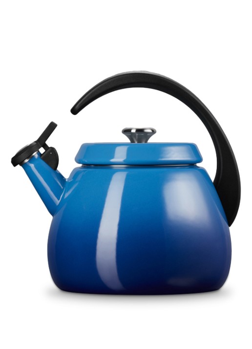 Le Creuset Tradition fluitketel 2,1 liter - achterkant 4 royalblauw