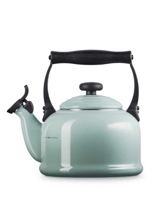 Le Creuset Tradition fluitketel 2,1 liter - achterkant 2 donkerblauw