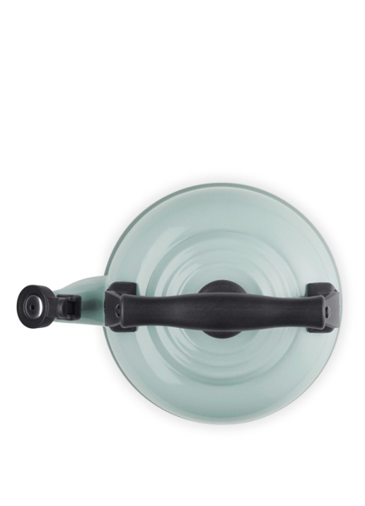 Le Creuset Tradition fluitketel 2,1 liter - detail donkerblauw