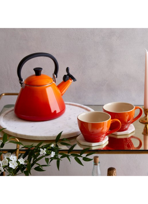 Le Creuset WT - 130 kelnersmes  - voorkant 6 oranjerood / oranje