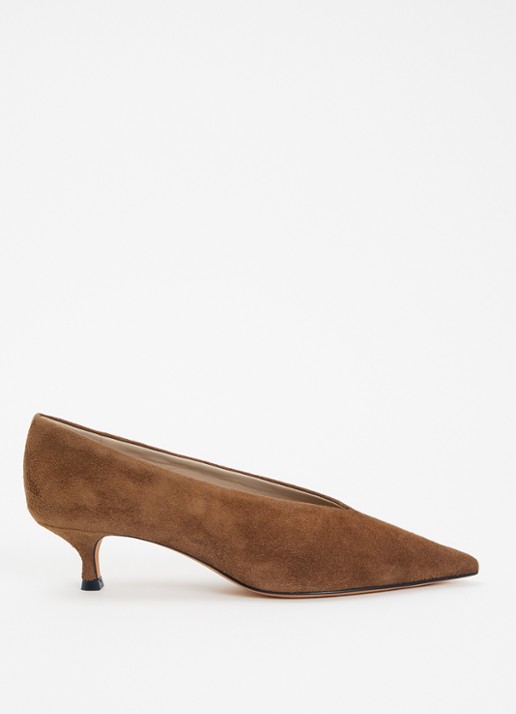 Le Monde Béryl Babouche pump van leer
